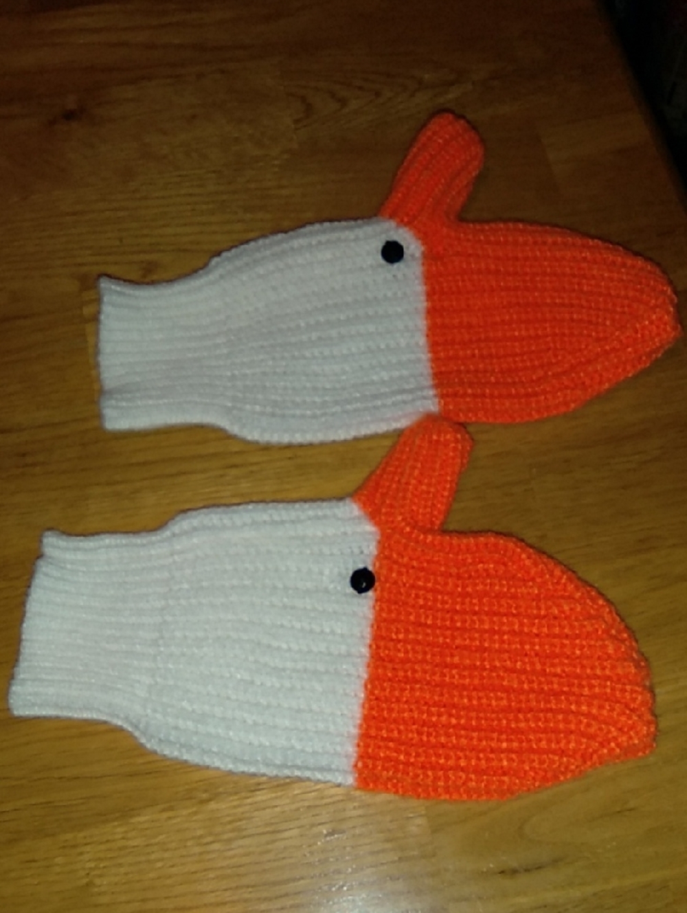 Crochet Duck Mittens